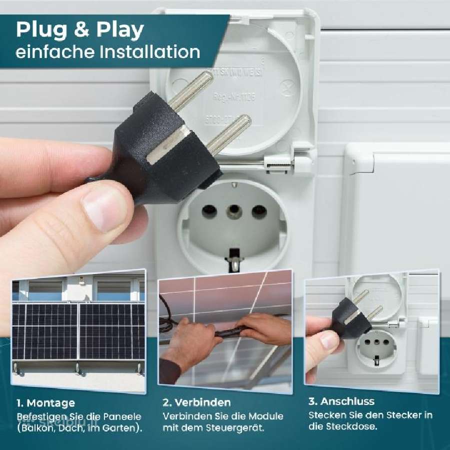 Saulės elektrinės komplektas - nuotraukos Nr. 4