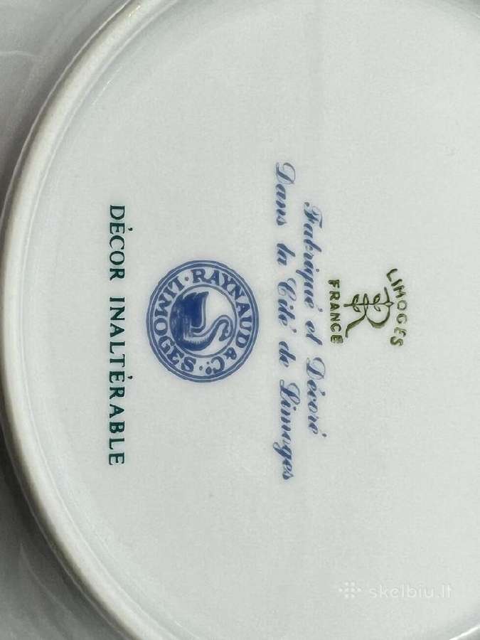 Porcelianinė "raynaud limoges koutani" lėkštė 4v - nuotraukos Nr. 7
