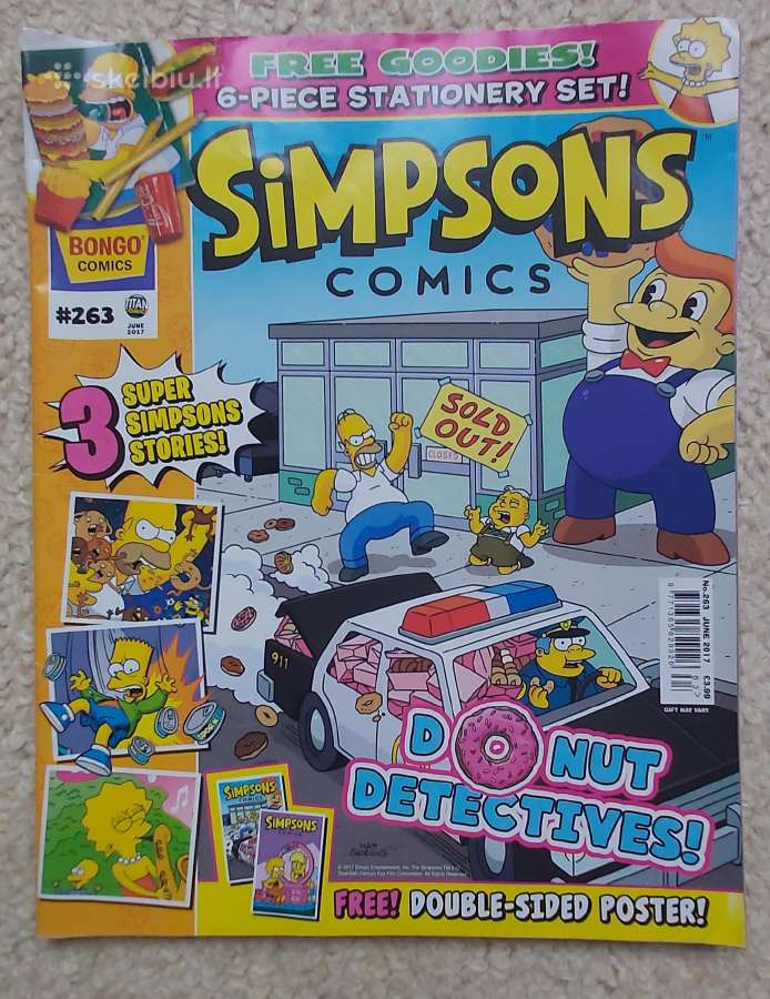 Simpsons comics žurnalai - nuotraukos Nr. 4