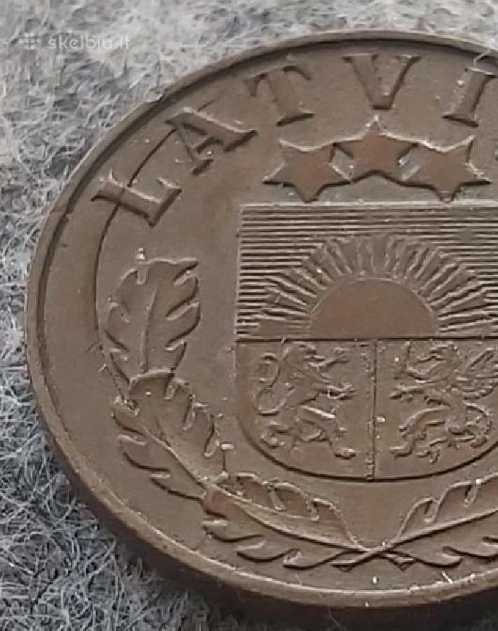 1 santimas brokas . Latvija - nuotraukos Nr. 3