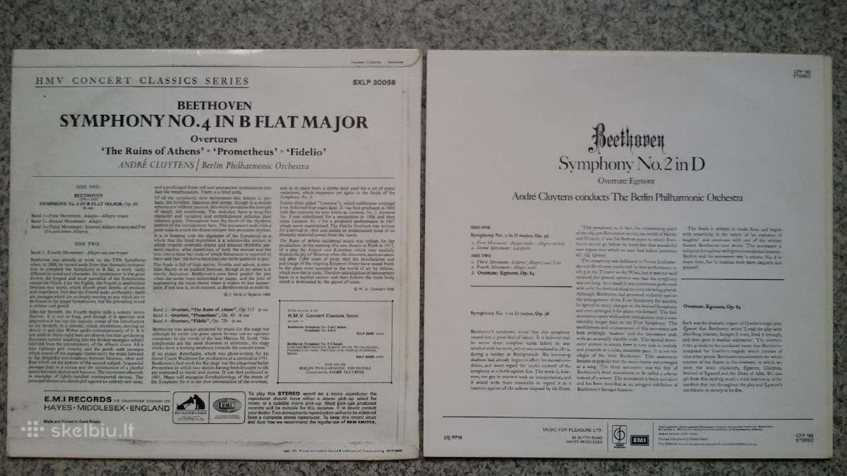 Vinilas Beethoven klasika 2vnt. plokštelės - nuotraukos Nr. 4