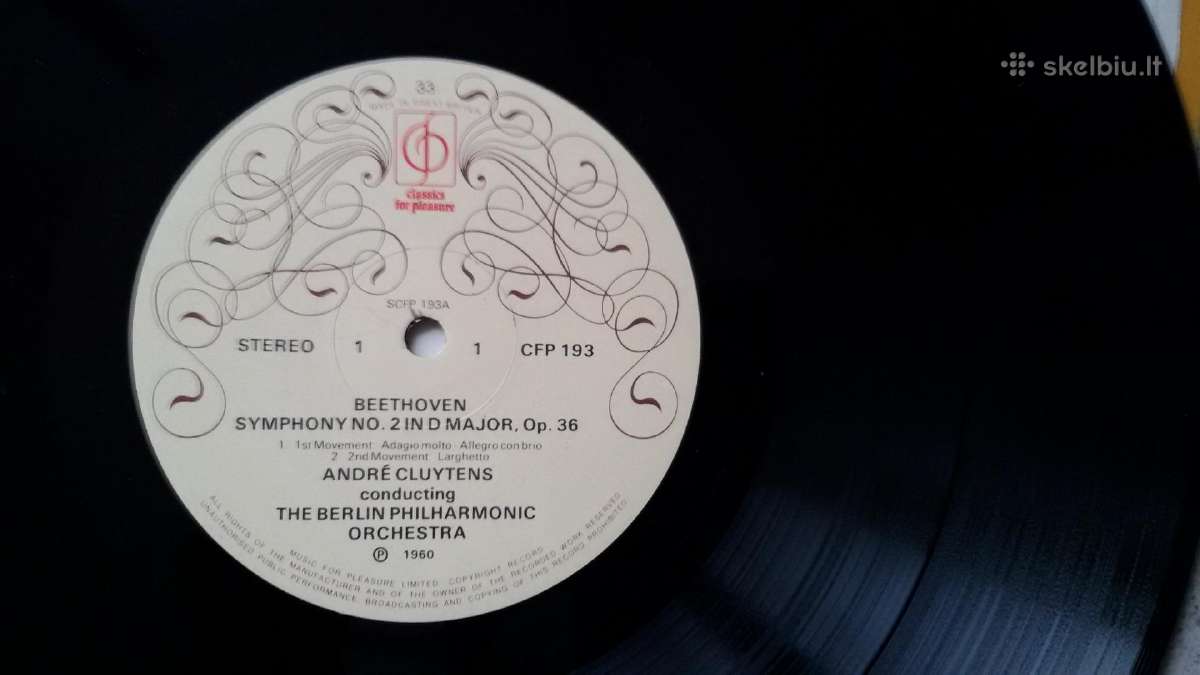 Vinilas Beethoven klasika 2vnt. plokštelės - nuotraukos Nr. 2