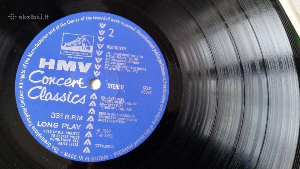 Vinilas Beethoven klasika 2vnt. plokštelės