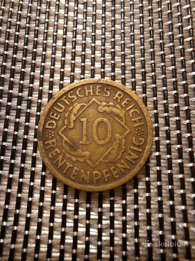 10 pfennig 1924 J - Vokietija Nr1