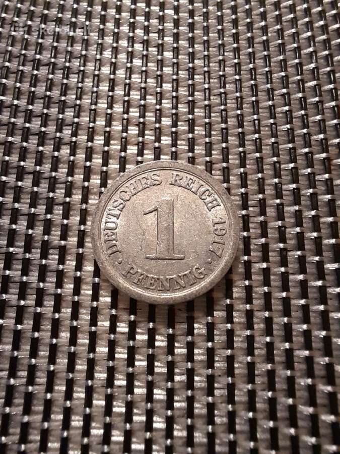 1 pfennig 1917 A - Vokietija Nr2