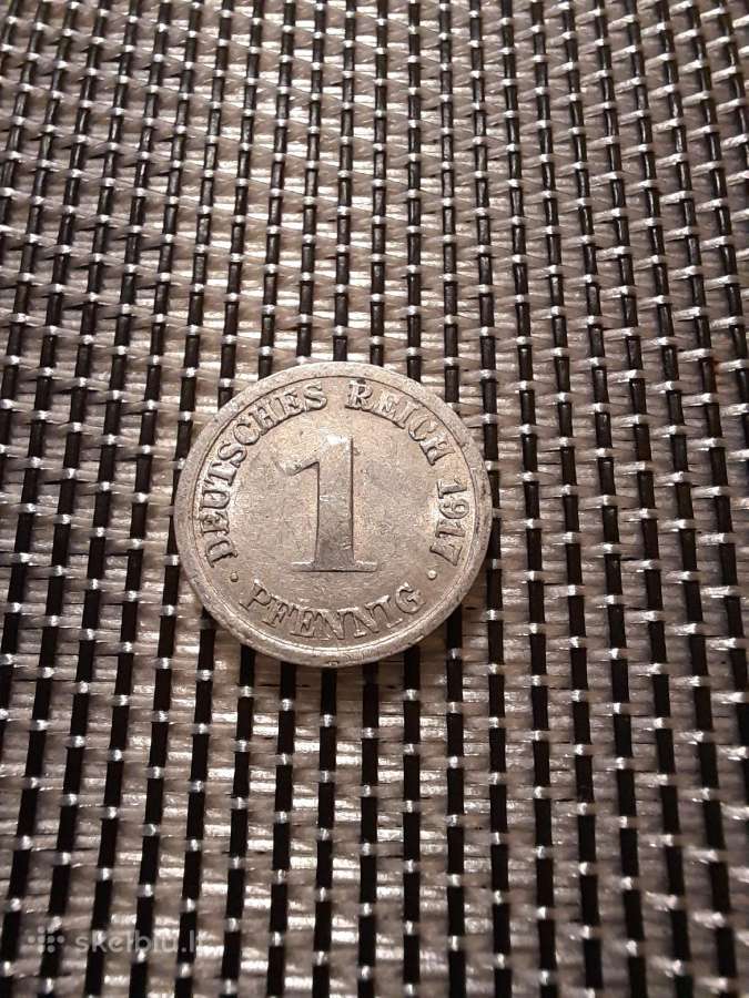 1 pfennig 1917 F - Vokietija