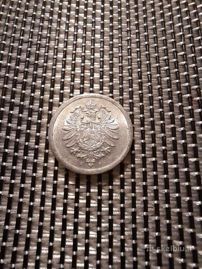 1 pfennig 1917 F - Vokietija - nuotraukos Nr. 2