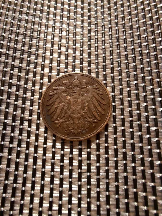 1 pfennig 1905 G - Vokietija - nuotraukos Nr. 2