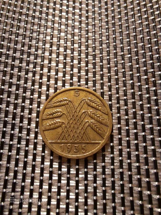 5 pfennig 1935 G - Vokietija - nuotraukos Nr. 2