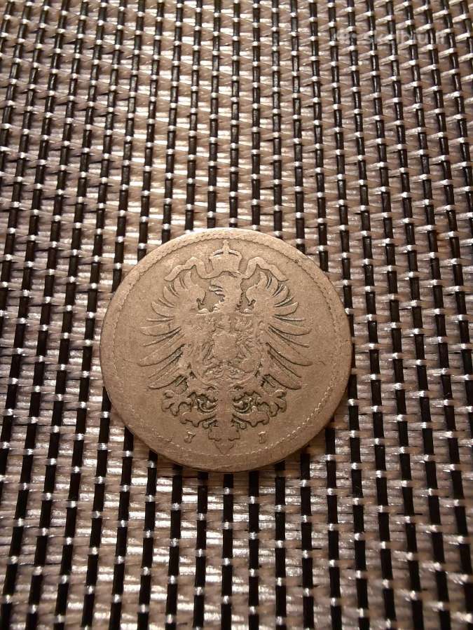 10 pfennig 1876 J - Vokietija - nuotraukos Nr. 2