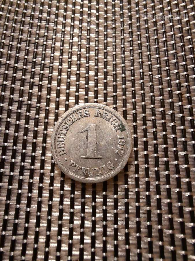 1 pfennig 1917 E - Vokietija