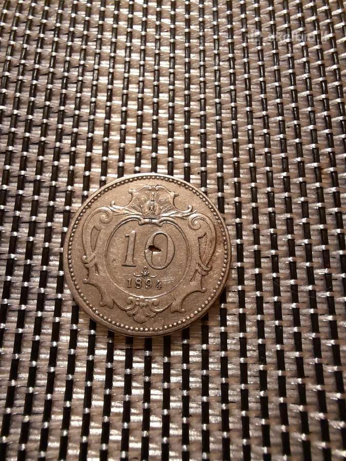 10 heller 1894 - Austrija