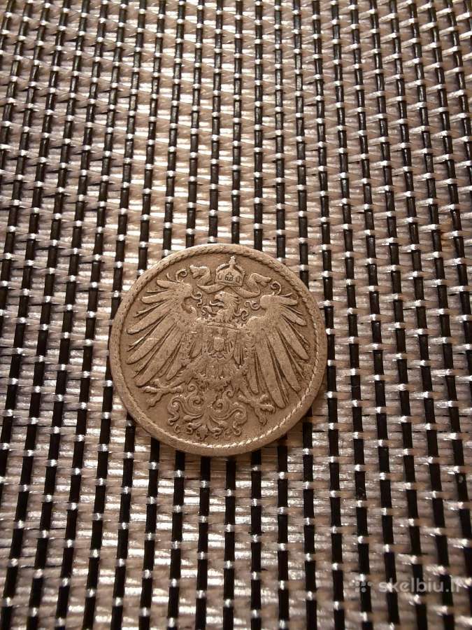 5 pfennig 1902 G - Vokietija - nuotraukos Nr. 2