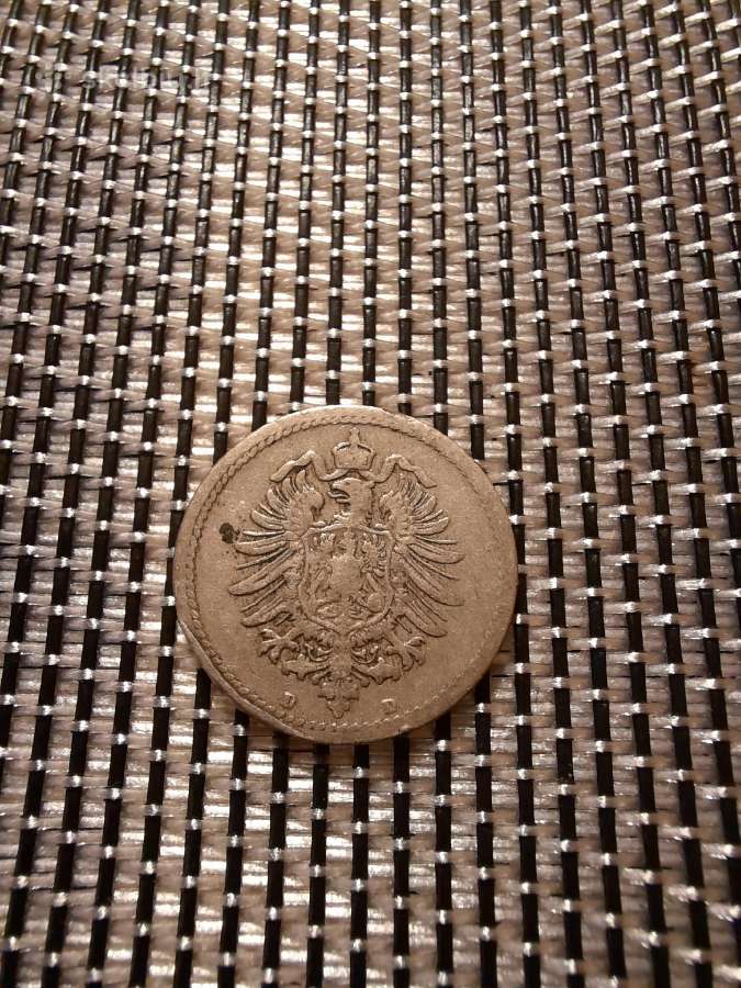 5 pfennig 1889 D - Vokietija - nuotraukos Nr. 2