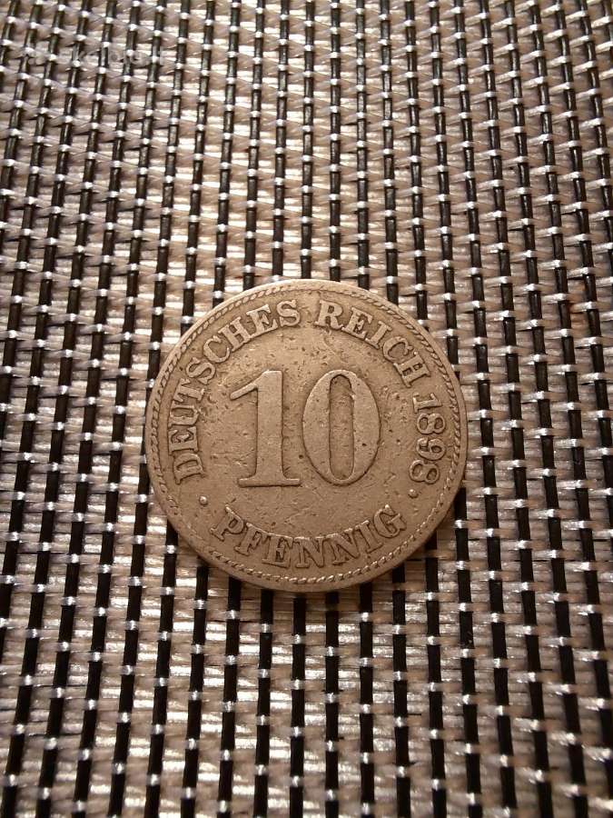 10 pfennig 1898 E - Vokietija
