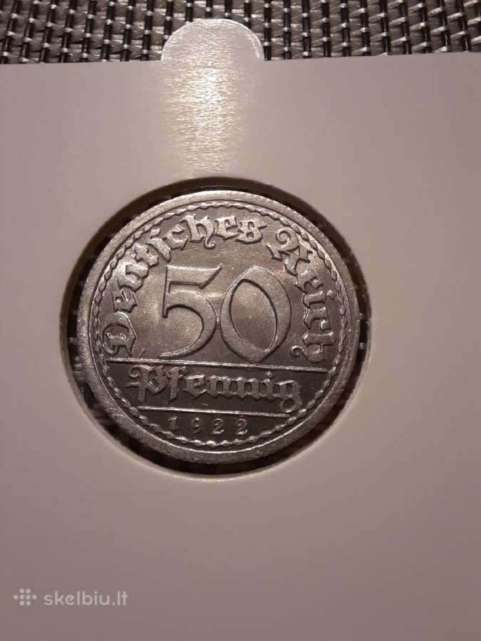 50 pfennig 1922 G - Vokietija