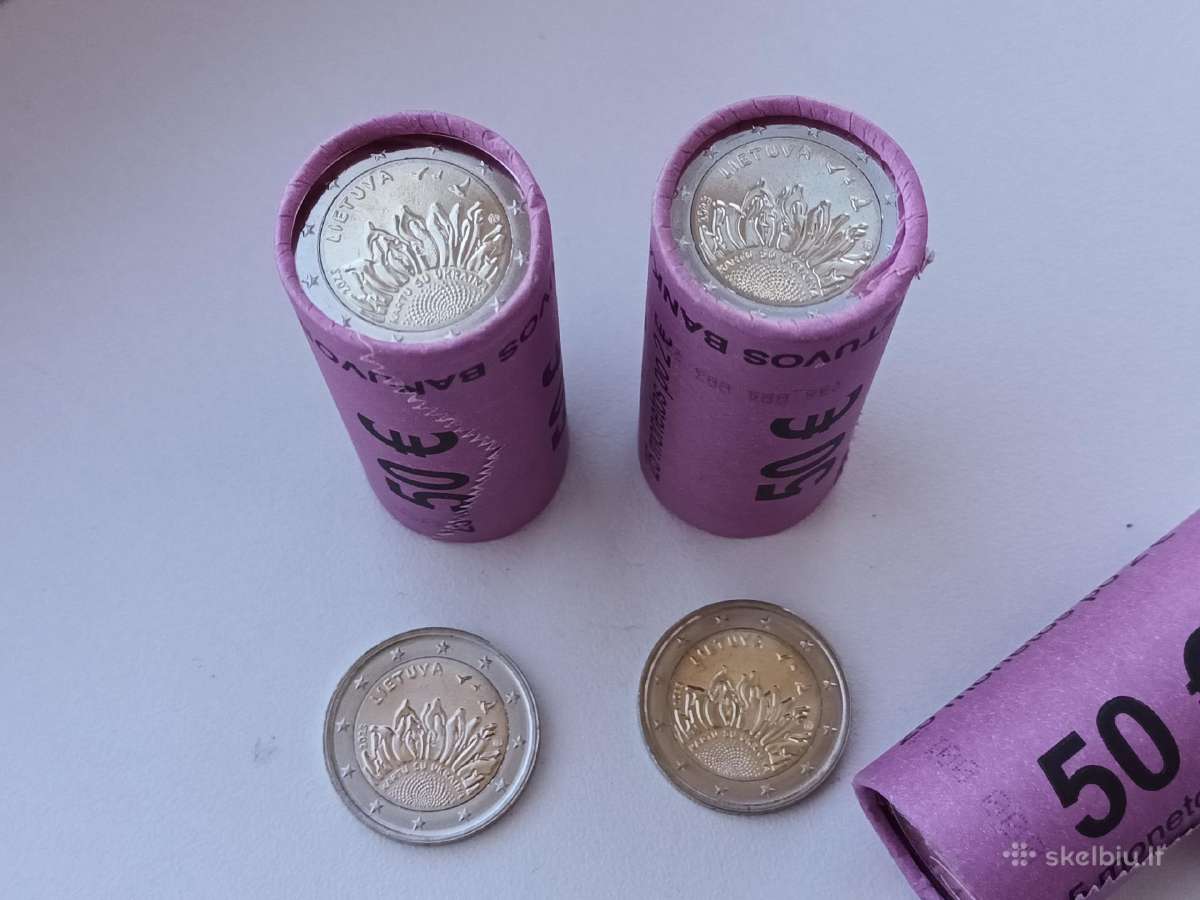 2 euro - Lb 2023 moneta kartu su ukraina - Lietuva - nuotraukos Nr. 3
