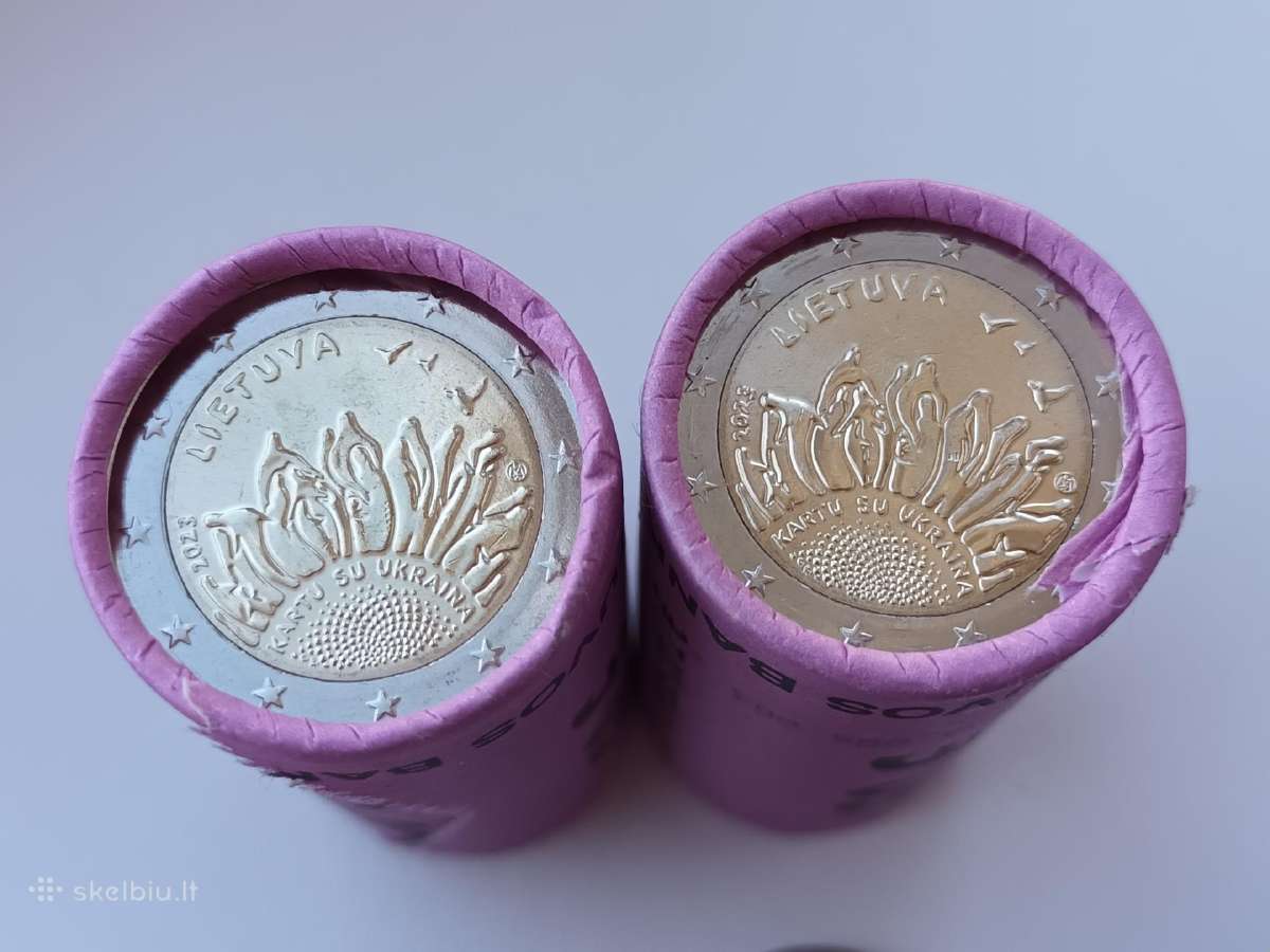 2 euro - Lb 2023 moneta kartu su ukraina - Lietuva - nuotraukos Nr. 4