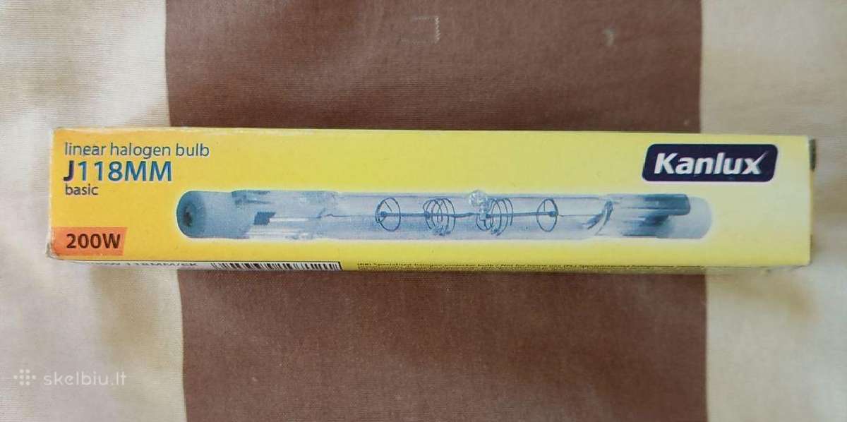 Lempa halogeninė R7s 200w 118mm