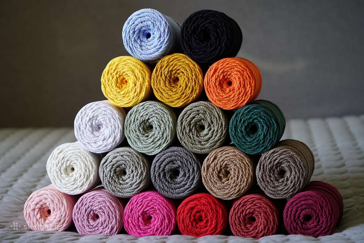 Išparduodam. Macrame virvė. 100proc medvilnė.