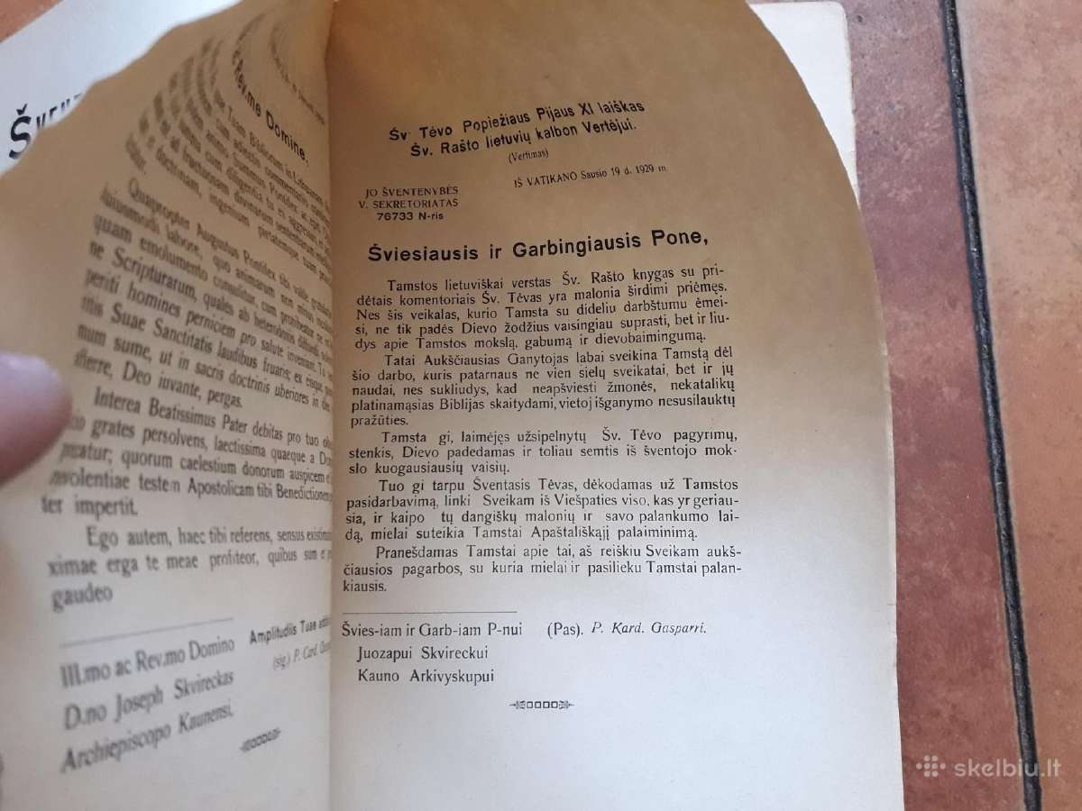 J. Skvireckas "Šventasis raštas" Iv tomas 1932 m. - nuotraukos Nr. 6