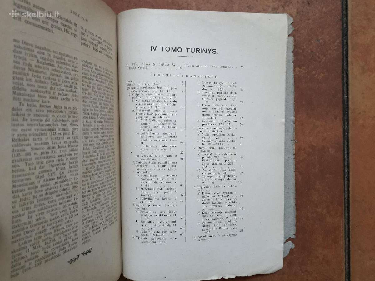 J. Skvireckas "Šventasis raštas" Iv tomas 1932 m. - nuotraukos Nr. 9
