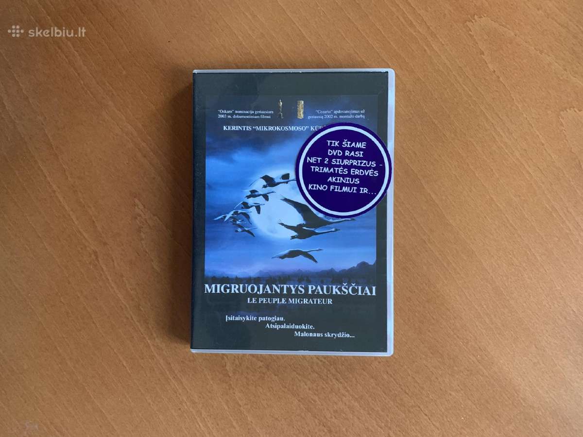 Dvd filmas - Migruojantys Pauksčiai