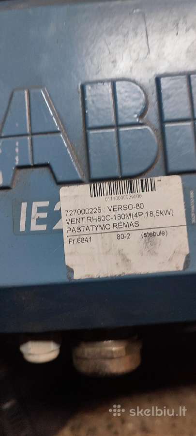 18 .5kw 1400 apsukų 520€ 30 kw 1400apsuku 620€ fla - nuotraukos Nr. 2