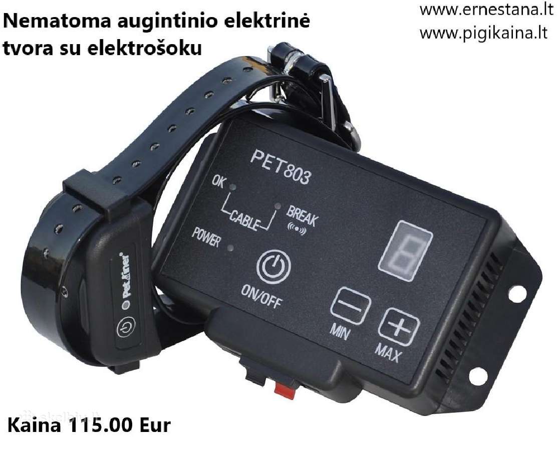Elektrinė tvora šunims Bevielės ir Vielinės