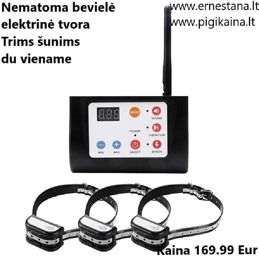 Elektrinė tvora šunims Bevielės ir Vielinės - nuotraukos Nr. 2