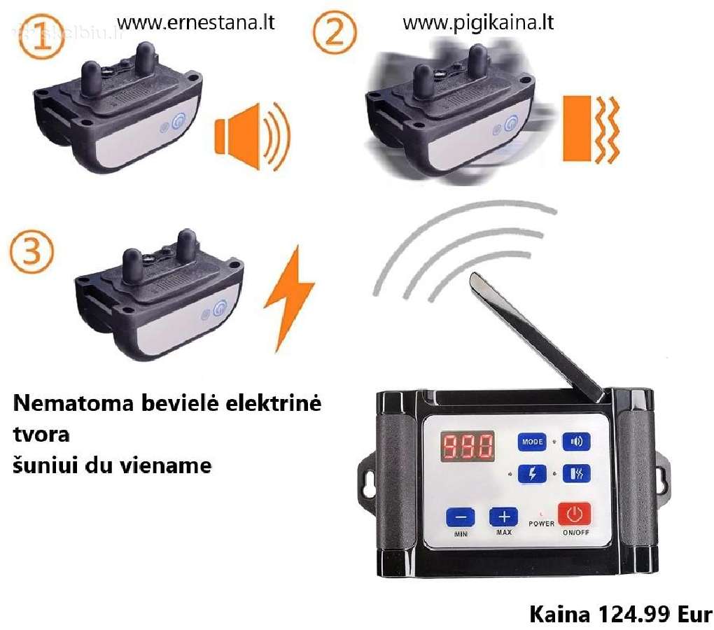 Elektrinė tvora šunims Bevielės ir Vielinės - nuotraukos Nr. 11