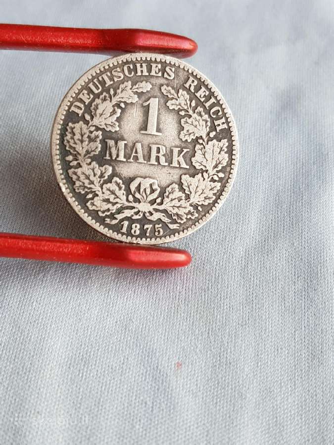 1875 1 marka Vokietija