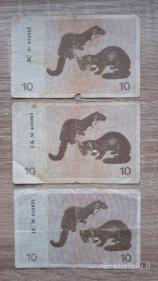 1991 metų talonai Kiaunės be užrašo - nuotraukos Nr. 2