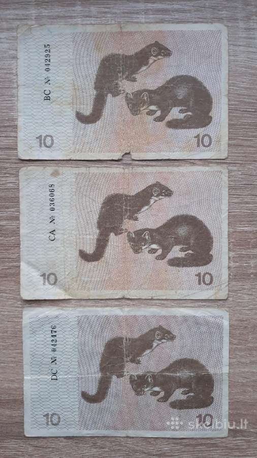 1991 metų talonai be užrašo - nuotraukos Nr. 8