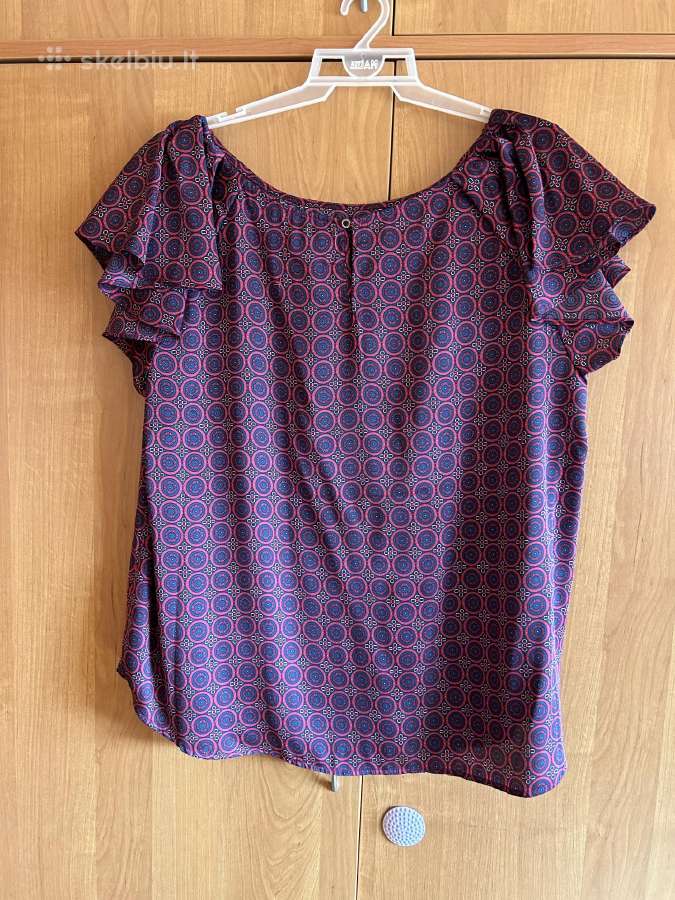 Raudonai violetinė palaidinė - nuotraukos Nr. 4
