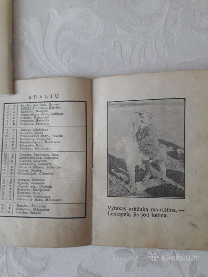 Kalendoriai, senovinės tarpukario knygos - nuotraukos Nr. 3