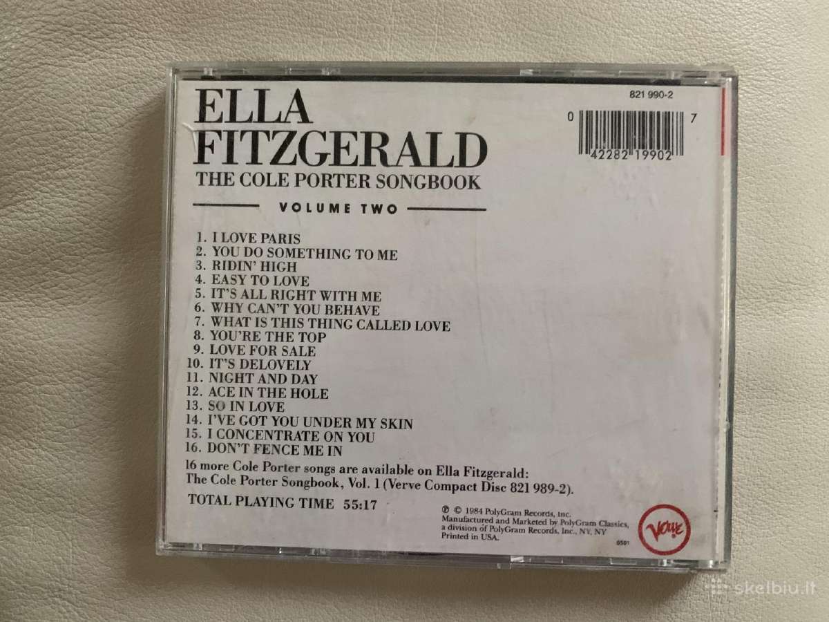 Ella Fitzgerald - muzikos CD - nuotraukos Nr. 3