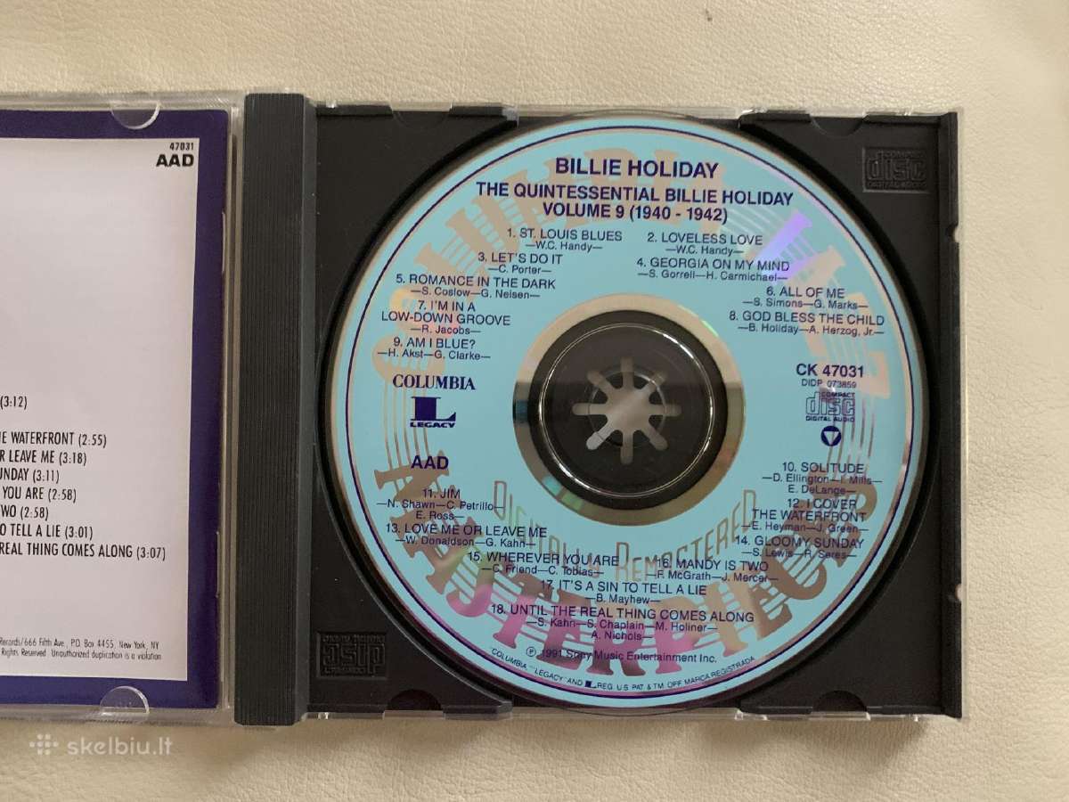 Billie Holiday - muzikos CD - nuotraukos Nr. 2
