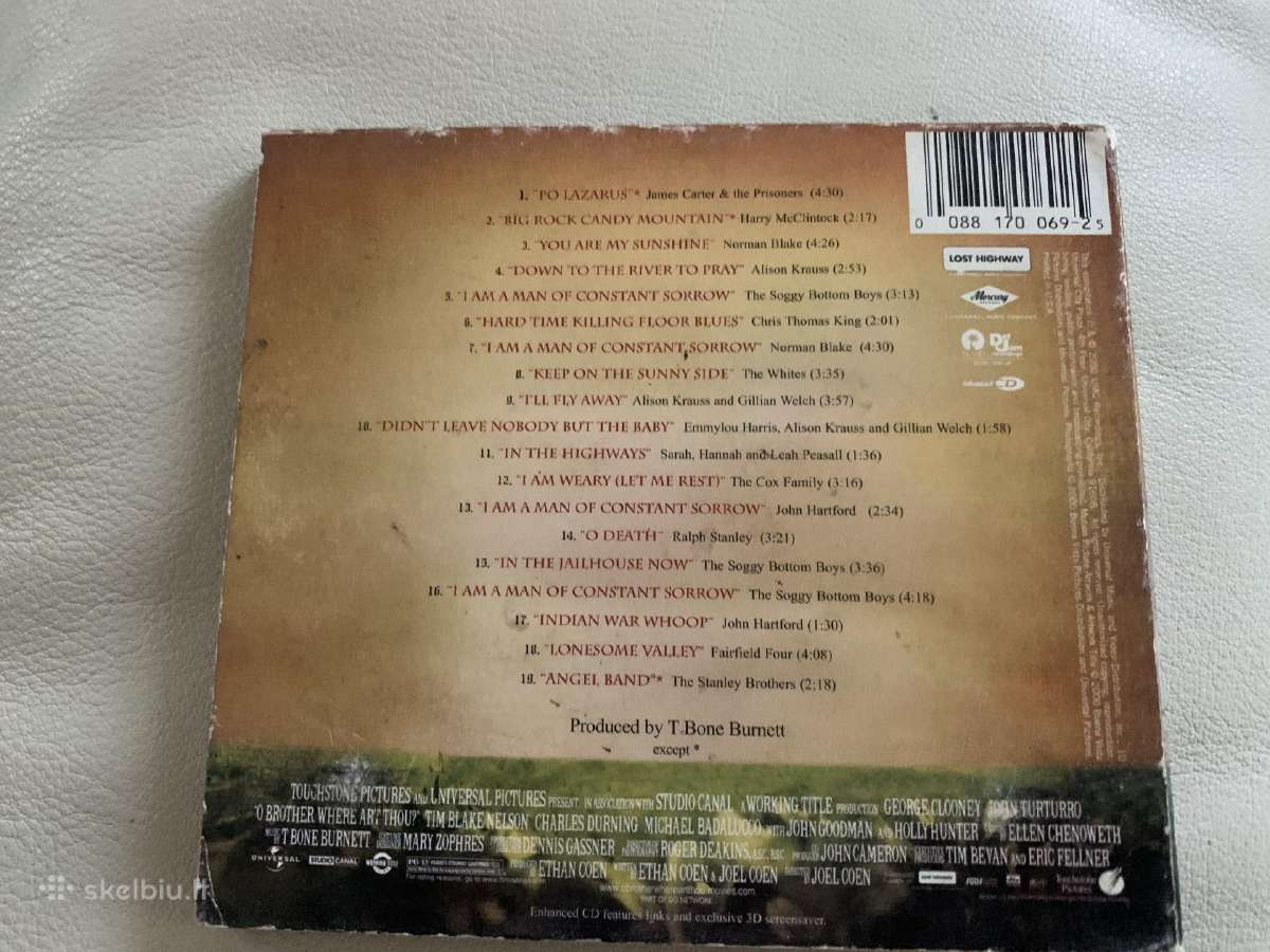 O Brother Where Art Thou - muzikos CD - nuotraukos Nr. 3