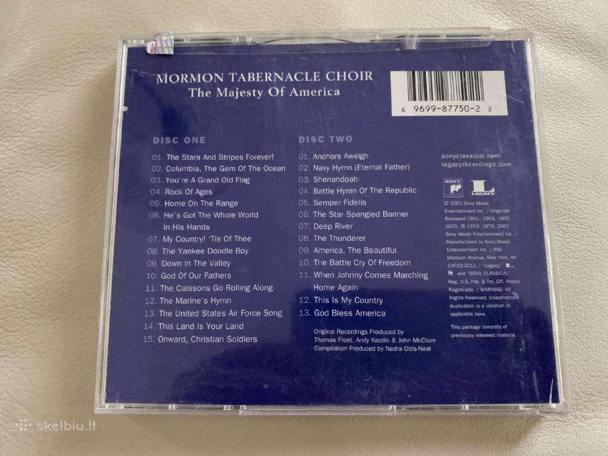 Mormon Tabernacle Choir - muzikos CD - nuotraukos Nr. 3
