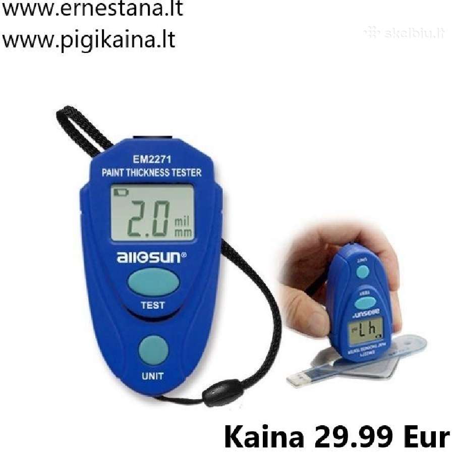 Daug modelių! Automobilių Dažų Storio Matuokliai - nuotraukos Nr. 11
