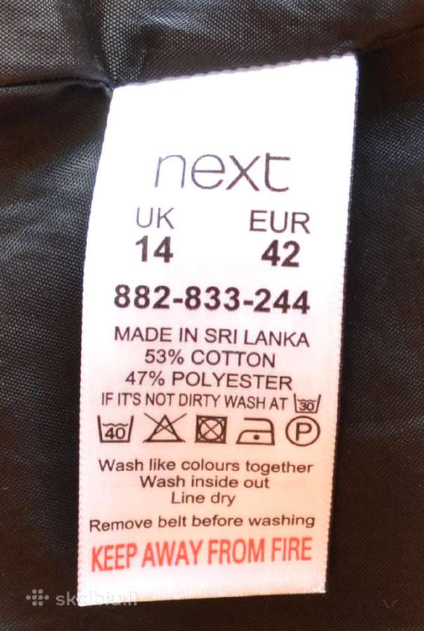 Maža juoda klasikinio stiliaus firminė suknelė XL - nuotraukos Nr. 4