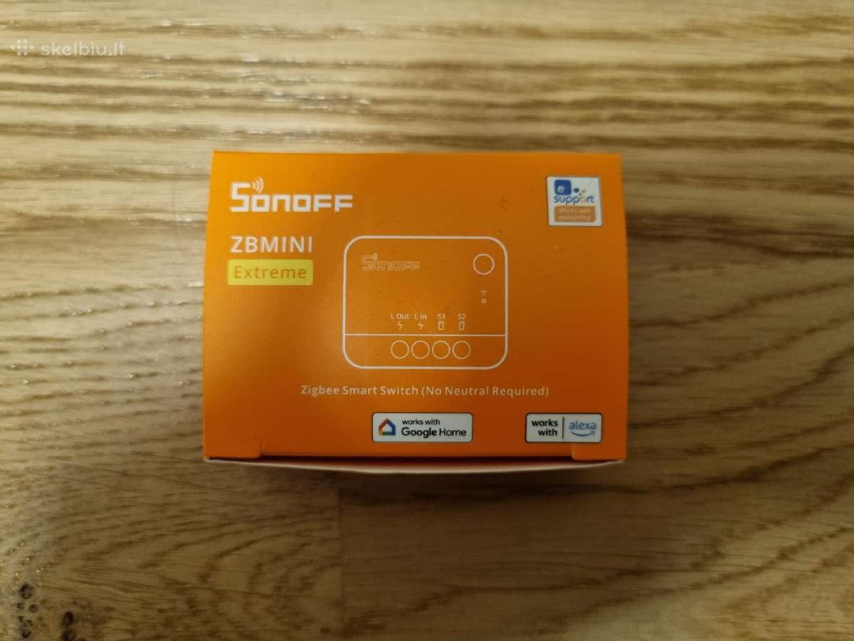 Sonoff Zbminil2 Zigbee jungiklis be neutralo
