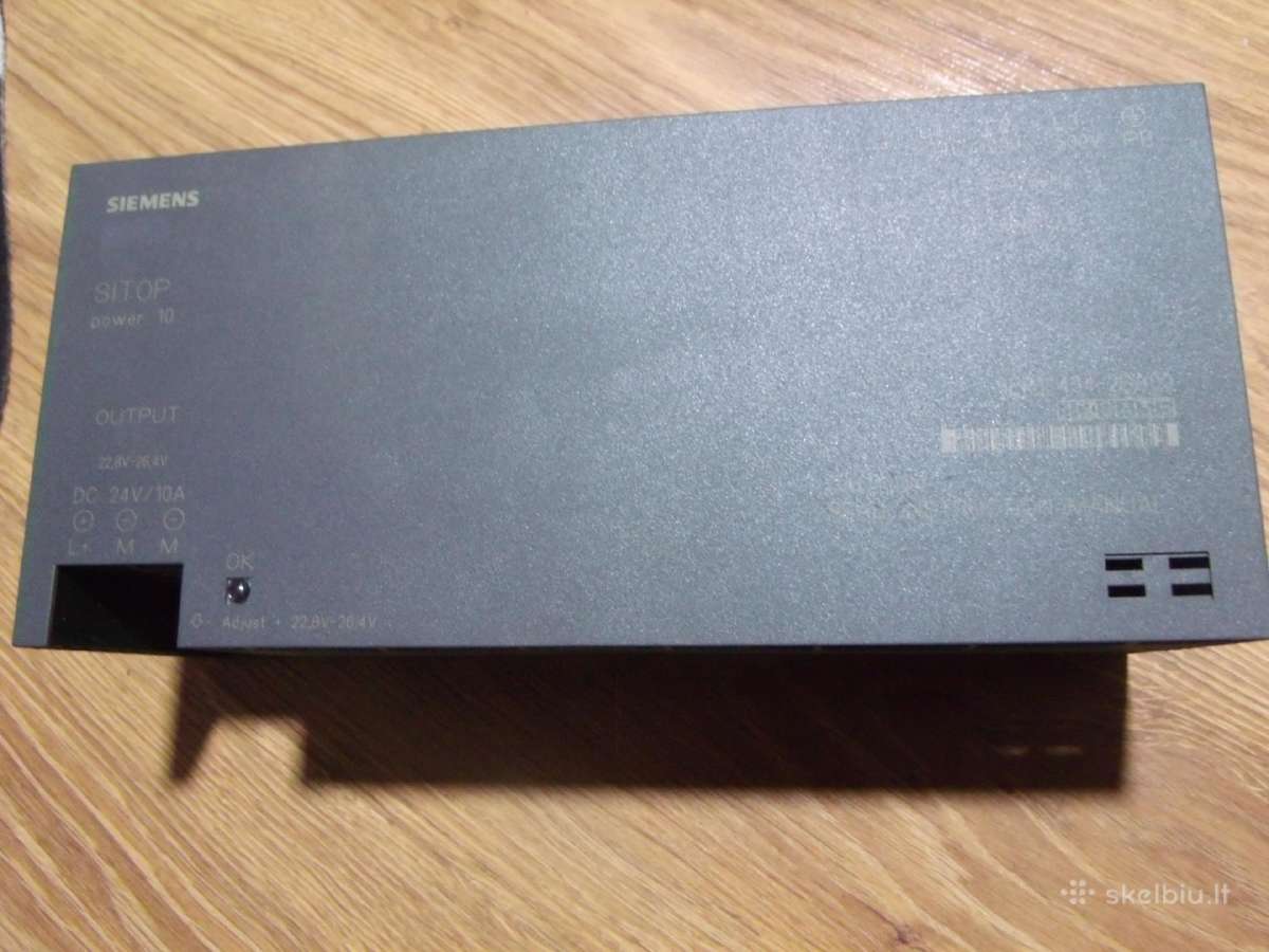Maitinimo šaltinis 24v, Siemens Sitop power10