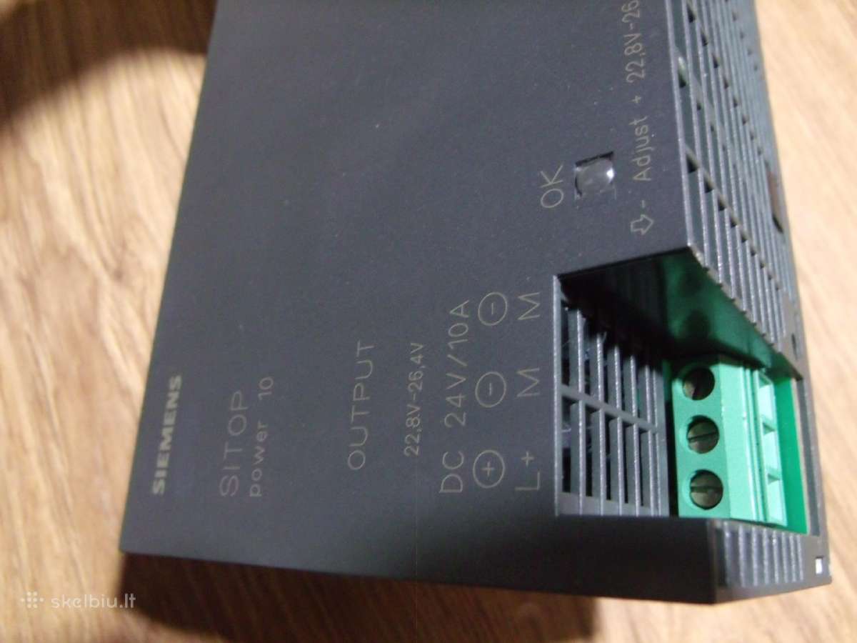 Maitinimo šaltinis 24v, Siemens Sitop power10 - nuotraukos Nr. 5