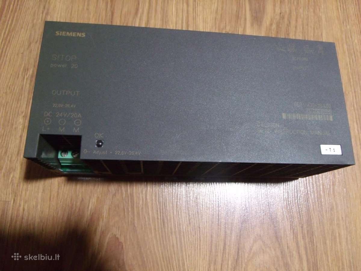 Maitinimo šaltinis Siemens Sitop power 20