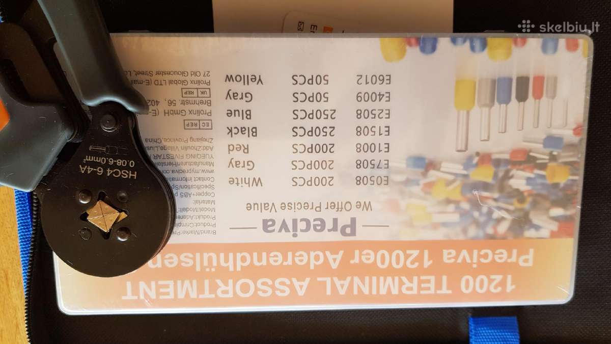 Reples elektros laidu ir antgaliu pajungimui - nuotraukos Nr. 3