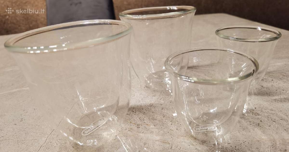 Dvigubo stiklo stiklinės De'longhi - nuotraukos Nr. 2