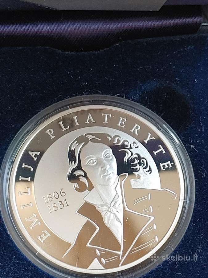 50 litų moneta - Emilija Pliaterytė