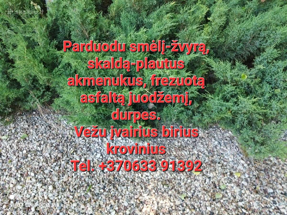 Parduodu žvyrą-skaldą-juodžemį Radviliškyje ir kt - nuotraukos Nr. 5
